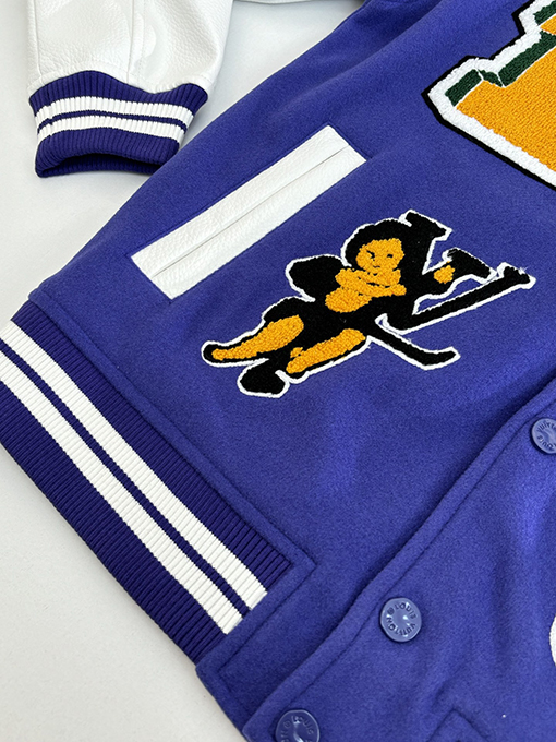 ルイヴィトンスーパーコピー タオル刺繍の文字カエルベースボールジャケット