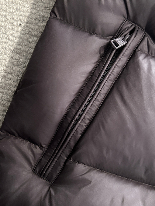 モンクレール Dervox ブルー ファットボーイ オーバーオール ショートパーカー ダウンジャケット