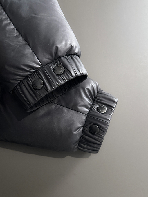 モンクレール Dervox ブルー ファットボーイ オーバーオール ショートパーカー ダウンジャケット