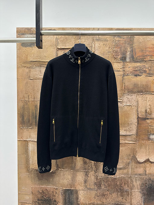 ルイヴィトン モノグラムウールニットカーディガン