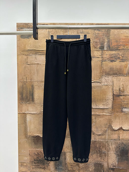 ルイヴィトン モノグラムニットウールパンツ