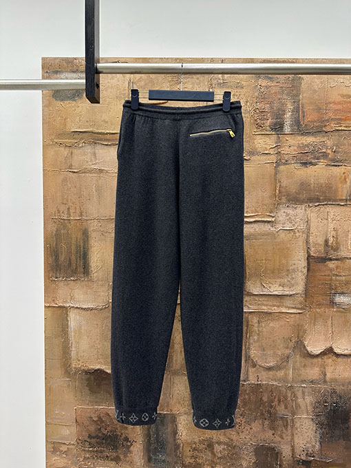 ルイヴィトン モノグラムニットウールパンツ