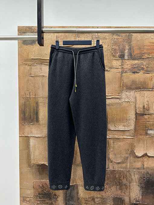 ルイヴィトン モノグラムニットウールパンツ