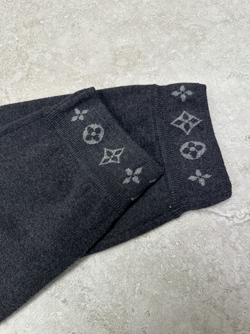 ルイヴィトン モノグラムニットウールパンツ