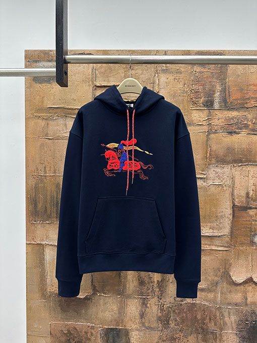 バーバリースーパーコピー 乗馬をテーマにした厚のフード付きスウェットシャツ