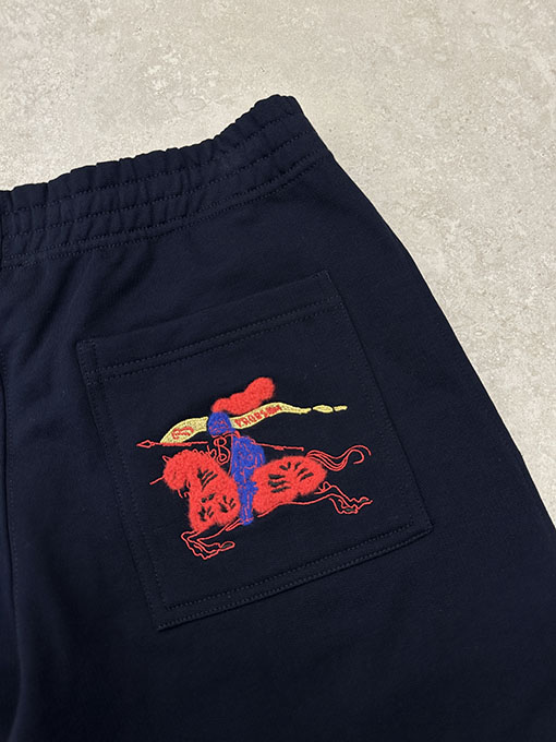 バーバリー 乗馬マイクロラベルハイウェイトスウェットパンツ