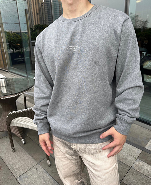 ディオール Montaigne クラシックロゴクルーネックスウェットシャツ