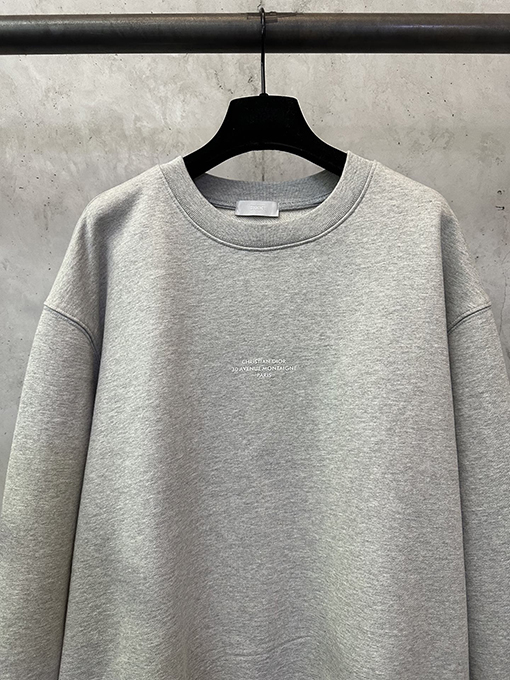 ディオール Montaigne クラシックロゴクルーネックスウェットシャツ