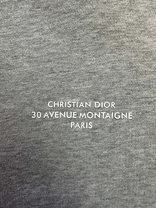 ディオール Montaigne クラシックロゴクルーネックスウェットシャツ