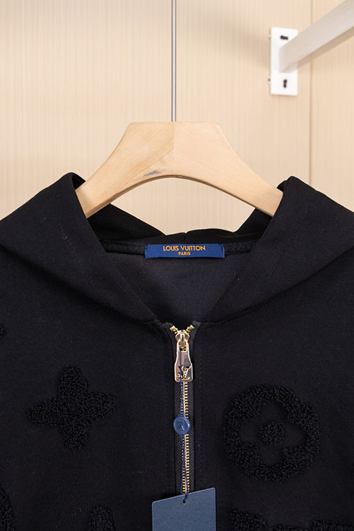 ルイヴィトン 秋冬メンズカジュアルフード付きスウェットシャツジャケット