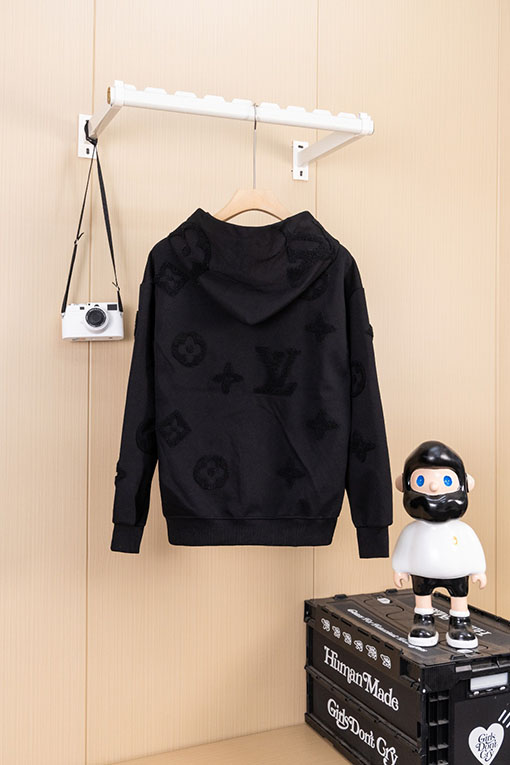 ルイヴィトン 秋冬メンズカジュアルフード付きスウェットシャツジャケット