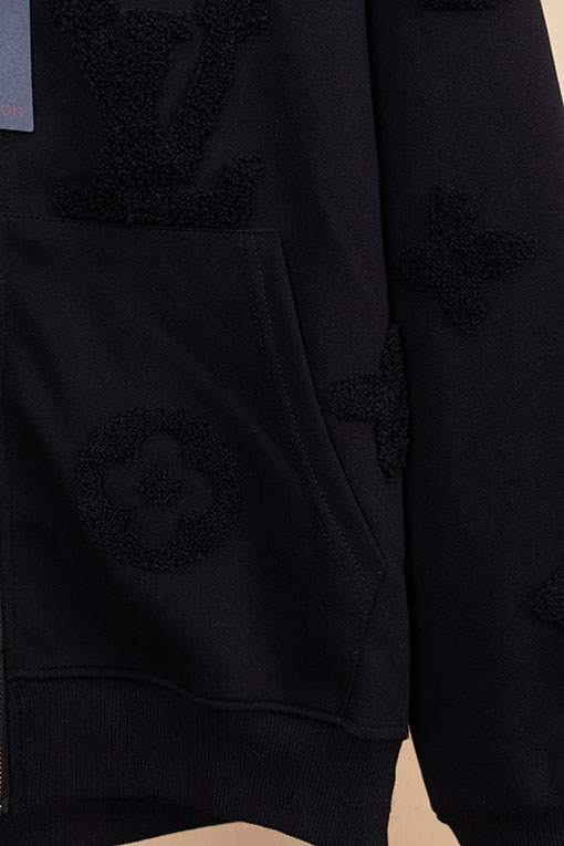 ルイヴィトン 秋冬メンズカジュアルフード付きスウェットシャツジャケット