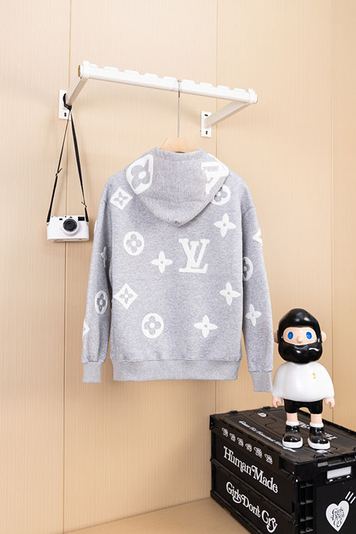ルイヴィトン 秋冬メンズカジュアルフード付きスウェットシャツジャケット