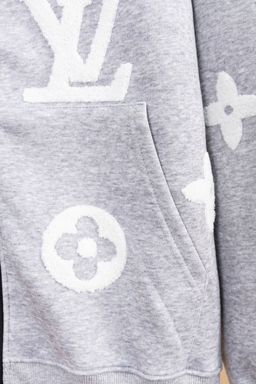 ルイヴィトン 秋冬メンズカジュアルフード付きスウェットシャツジャケット