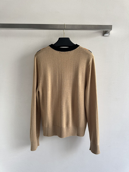 ヴァレンティノ カラーブロックVネックプルオーバーセーター