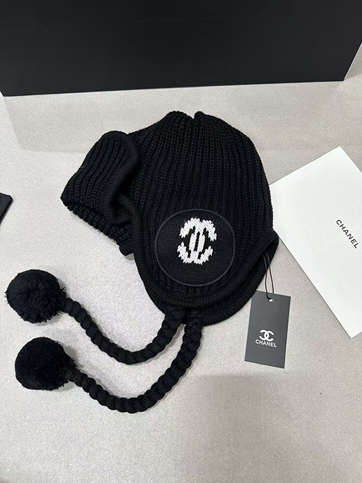 シャネル フレンチスタイルのエレガントでファッショナブルなニット帽