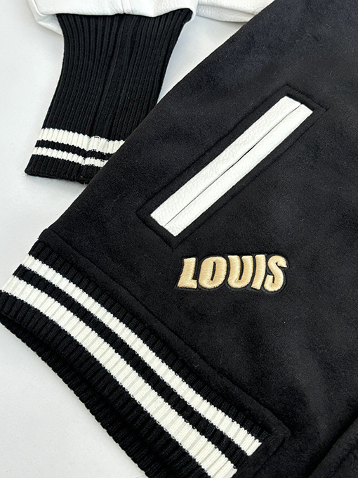 ルイヴィトン ペガサスのフロック刺繍入りペガサスベースボールジャケット