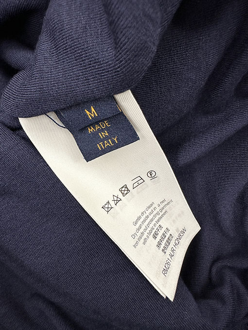 ルイヴィトン レザーロゴコーデュロイジップアップジャケット