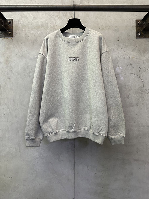 マルタンマルジェラ クラシックカレンダープリント ヘビーウェイト クルーネックスウェットシャツ