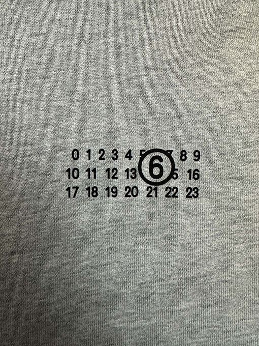 マルタンマルジェラ クラシックカレンダープリント ヘビーウェイト クルーネックスウェットシャツ