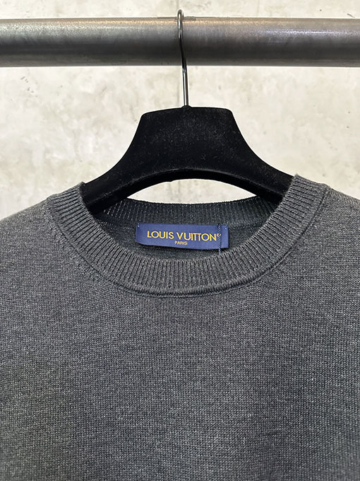 ルイヴィトン LV 袖口付きジャカードカシミアセーター