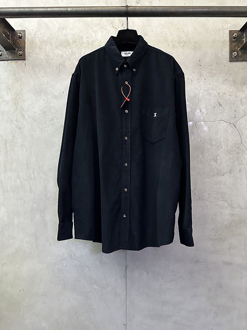 セリーヌコピー ロゴ刺繍ロングスリーブシャツ