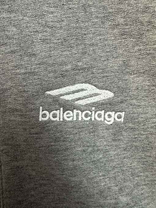 バレンシアガ グレーブルーのリバーシブル長袖ジップアップジャケット