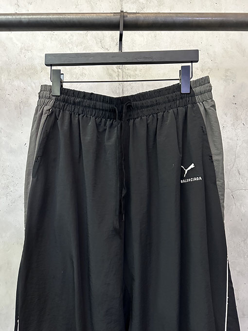 バレンシアガ Puma コラボレーションシリーズ ロゴ刺繍 カジュアルパンツ