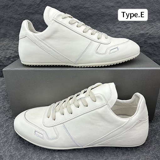 リックオウエンス CONCORDIANS MINIMAL SNEAK フルグレイン牛革スニーカー