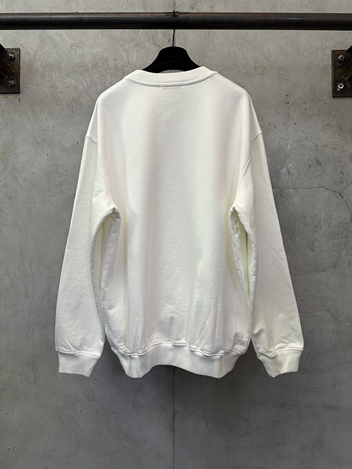 ジルサンダー クラシックロゴ ヘビーウェイト クルーネックスウェットシャツ