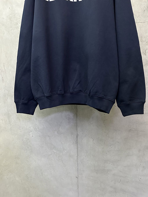 ジルサンダー クラシックロゴ ヘビーウェイト クルーネックスウェットシャツ