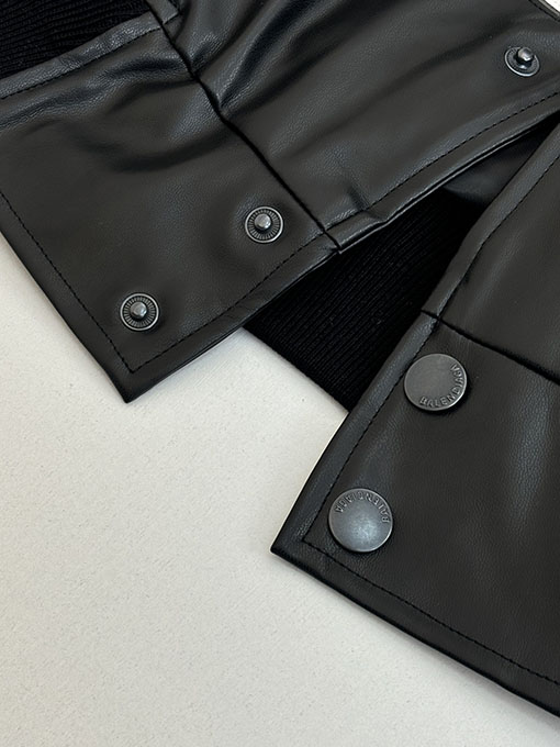 バレンシアガ BALENCIAGA 01 Basketball Series ロゴ刺繍入りベースボールカラーボンバージャケット