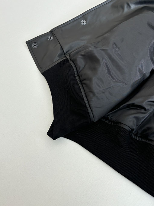 バレンシアガ BALENCIAGA 01 Basketball Series ロゴ刺繍入りベースボールカラーボンバージャケット