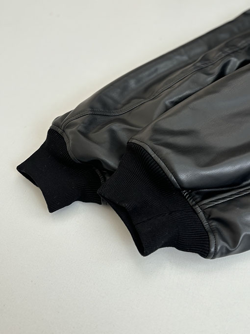 バレンシアガ BALENCIAGA 01 Basketball Series ロゴ刺繍入りベースボールカラーボンバージャケット