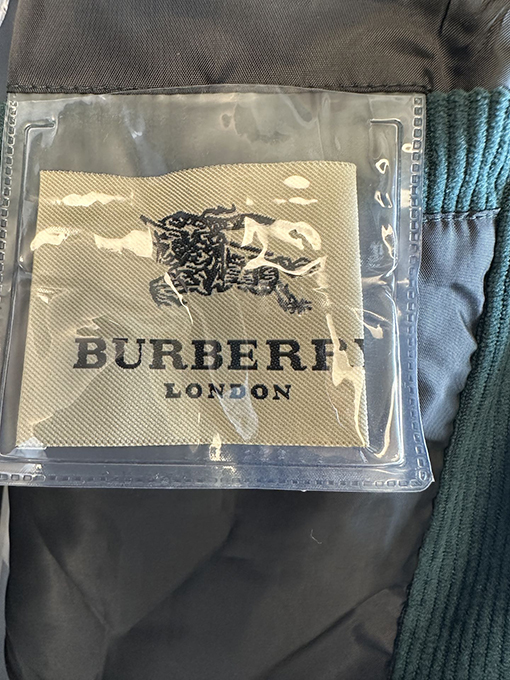 バーバリー 新作コーデュロイストライプシャツジャケット