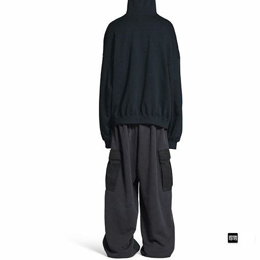 バレンシアガスーパーコピー Balenciaga グラデーションレタープリントパーカー