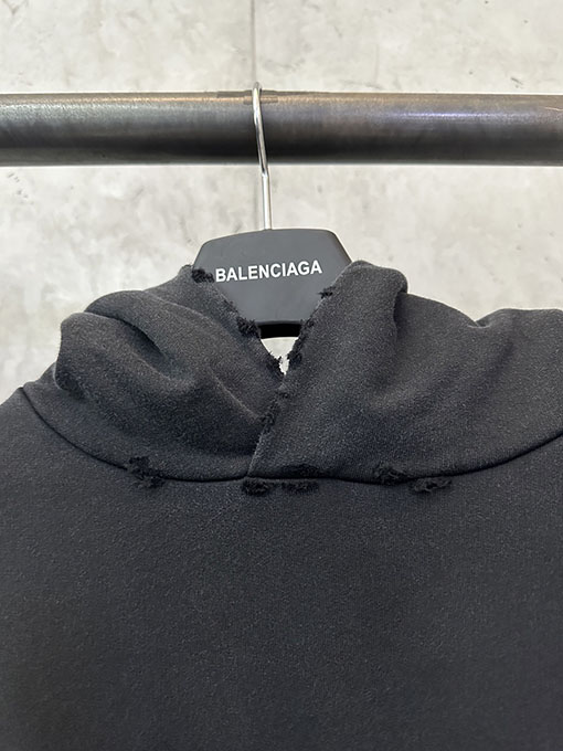 バレンシアガスーパーコピー Balenciaga グラデーションレタープリントパーカー