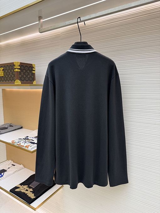 グッチ 刺繍入りピケコットンポロシャツ