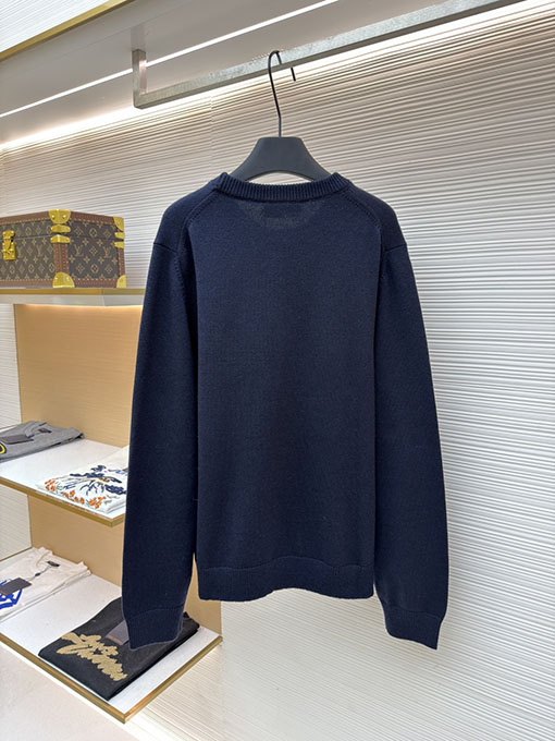 グッチ インターシャニットウールクルーネックセーター