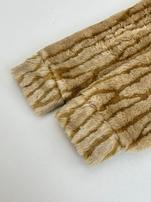 ルイヴィトン Ski スキーシリーズ レターストライプ ジャカード ファー フード付きジャケット