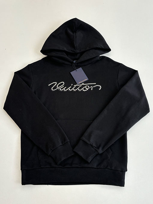 ルイヴィトンスーパーコピー カンガルーポケットビーズフード付きスウェットシャツ