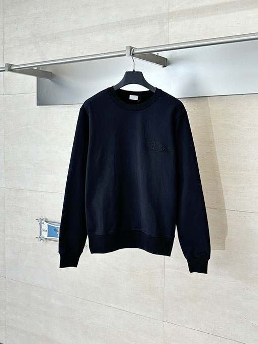 ディオールコピー CD Ribbon 新しいロゴクルーネックスウェットシャツ