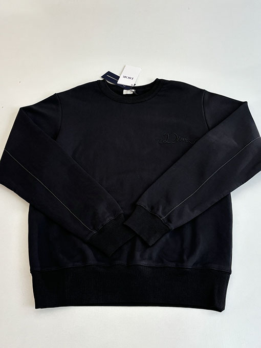 ディオールコピー CD Ribbon 新しいロゴクルーネックスウェットシャツ
