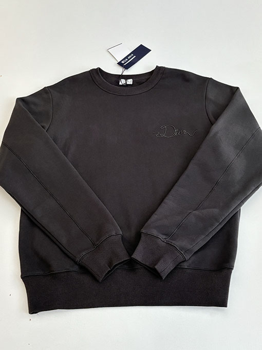 ディオールコピー CD Ribbon 新しいロゴクルーネックスウェットシャツ