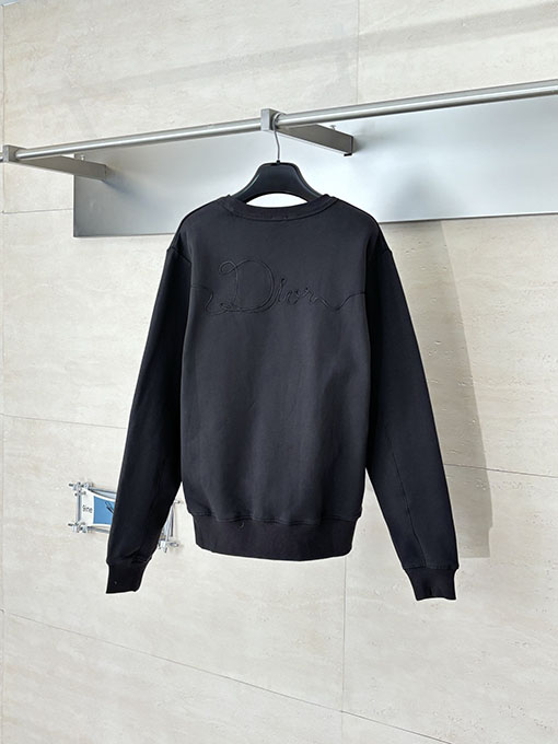 ディオールコピー CD Ribbon 新しいロゴクルーネックスウェットシャツ