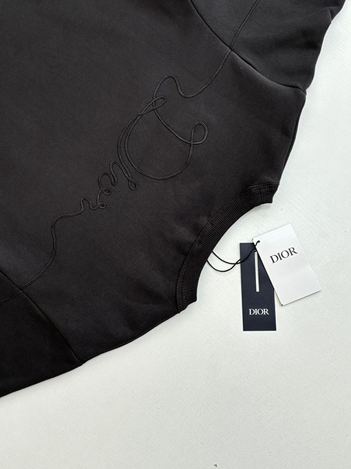 ディオールコピー CD Ribbon 新しいロゴクルーネックスウェットシャツ