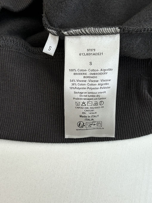 ディオールコピー CD Ribbon 新しいロゴクルーネックスウェットシャツ