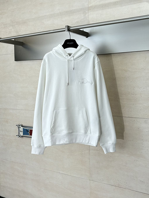 ディオール CD Ribbon 新しいロゴクルーネックフード付きスウェットシャツ