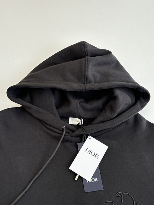 ディオール CD Ribbon 新しいロゴクルーネックフード付きスウェットシャツ