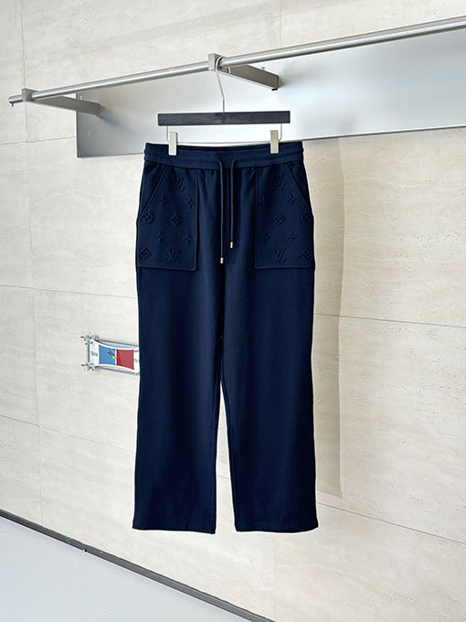ルイヴィトンスーパーコピー 新モデル全面エンボスのポケット付きパンツ